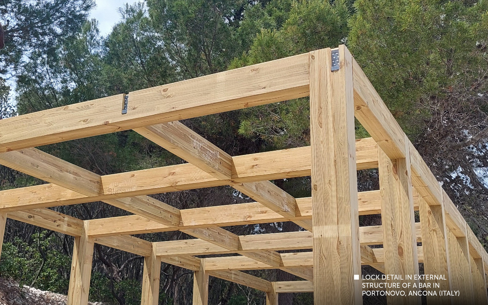 Connettori per travi in legno resistenti alla corrosione 